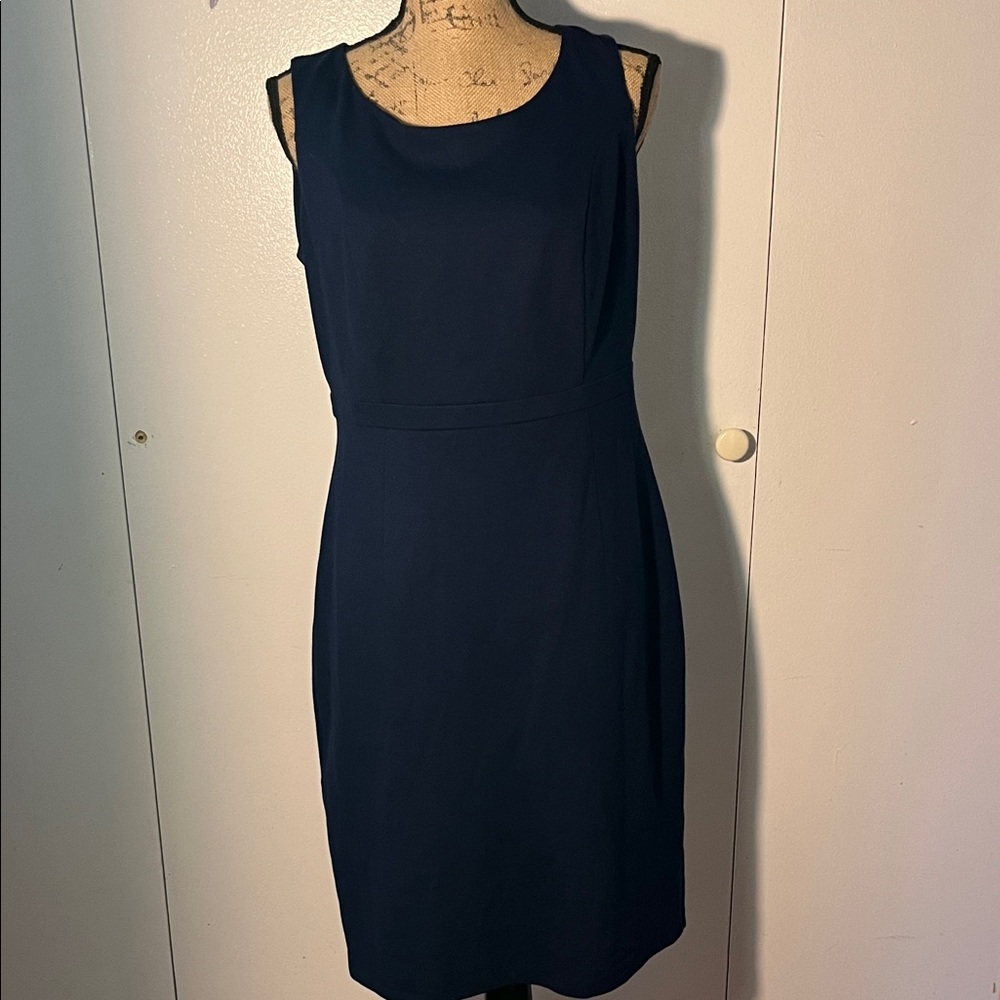 PEPPERBERRY  Navy Blue Sleeveless Midi Dress